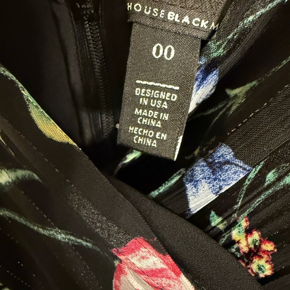 NWT White House Black Market Sleeveless V-Neck Braided Waist Midi Dress size 00 - Picture 5 of 7